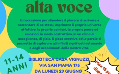 Scrivere ad alta voce 2026